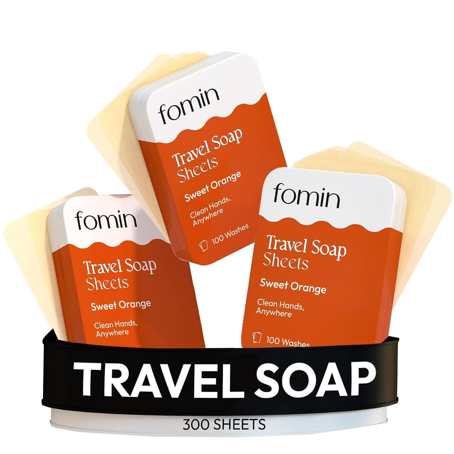 FOMIN - Paper Soap Sheets for Traveling